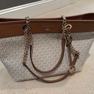 Michael Kors Large Tote with Chain